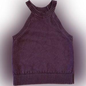 Banana Republic Factory, Sweater Tank, Purple, Small